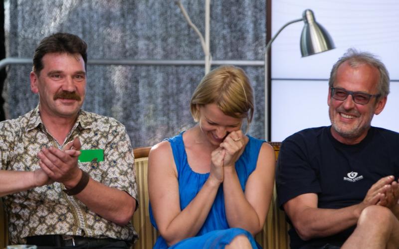 Bergmani, Bondaru, Parādnieku un Viņķeli “cepinās” uz LAMPAS skatuves