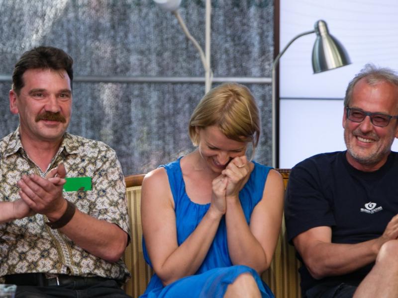 Bergmani, Bondaru, Parādnieku un Viņķeli “cepinās” uz LAMPAS skatuves